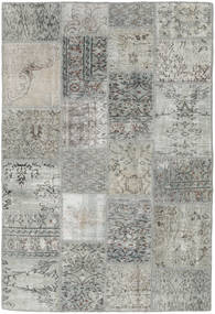 Patchwork Koberec 139X205 Moderní Ručně Tkaný Světle Šedá/Tmavošedý (Vlna, Turecko)