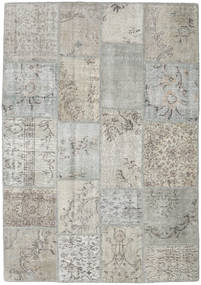 パッチワーク 絨毯 137X197 モダン 手織り 薄い灰色 (ウール, トルコ)