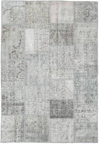 Patchwork Rug 158X230 Authentic
 Modern Handknotted Light Grey (Wool, Turkey)