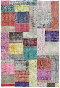 Patchwork Teppich
 157X229 Echter Moderner Handgeknüpfter Hellgrau/Lila (Wolle, Türkei)