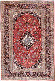 Keshan 러그 250X360 정품
 오리엔탈 수제 브라운/다크 퍼플 대형 (울, 페르시아/이란)