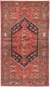 Zanjan Tappeto 126X225 Orientale Fatto A Mano Rosso Scuro/Marrone (Lana, Persia/Iran)