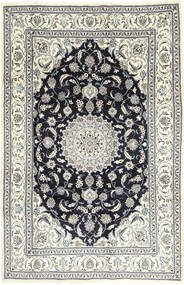 Nain Dywan 201X314 Orientalny Tkany Ręcznie Beżowy/Jasnoszary (Wełna, Persja/Iran)