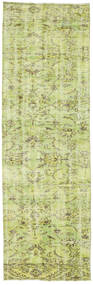 Colored Vintage Alfombra 82X261 Moderna Hecha A Mano Verde Claro (Lana, Turquía)