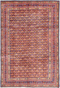 Arak Alfombra 204X308 Oriental Hecha A Mano Gris Oscuro/Marrón (Lana, Persia/Irán)