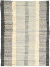 Kilim Modern Szőnyeg 210X285 Modern Kézi Szövésű Világosszürke/Sötét Bézs (Gyapjú, India)