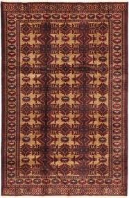 Turcomano Tapete 163X253 Oriental Feito A Mão Vermelho Escuro/Castanho Claro (Lã, Pérsia/Irão)