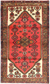 Hamadan Teppich
 105X182 Echter Orientalischer Handgeknüpfter Dunkelrot/Dunkelbraun (Wolle, Persien/Iran)