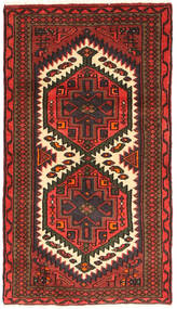 Hamadan Χαλι 70X123 Ανατολής Χειροποιητο Σκούρο Κόκκινο/Σκούρο Καφέ (Μαλλί, Περσικά/Ιρανικά)