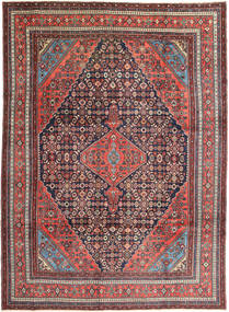 Hamadan Alfombra 268X370 Oriental Hecha A Mano Marrón Oscuro/Rojo Oscuro Grande (Lana, Persia/Irán)