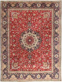 Tabriz Tapete 292X393 Oriental Feito A Mão Castanho Claro/Vermelho Escuro Grande (Lã, Pérsia/Irão)