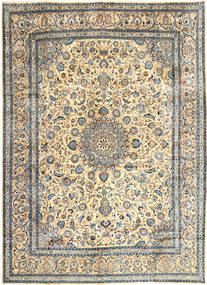 Kashmar Szőnyeg 303X405 Keleti Csomózású Sötét Bézs/Világosszürke/Sötétszürke Nagy (Gyapjú, Perzsia/Irán)