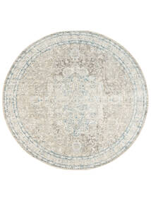Nadia - Claro Tapete Ø 200 Moderno Redondo Cinzento Claro/Bege ( Turquia)