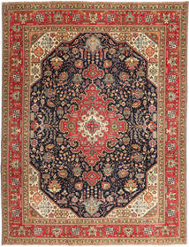 Tabriz Patina Rug 252X327 Authentic
 Oriental Handknotted Light Brown/Dark Red Large (Wool, Persia/Iran)