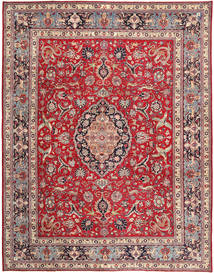 Tabriz Patina Alfombra 300X380 Oriental Hecha A Mano Beige/Roja Grande (Lana, Persia/Irán)
