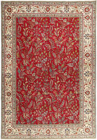Tabriz Patina Rug 243X343 Authentic
 Oriental Handknotted Dark Red/Beige (Wool, Persia/Iran)