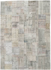 パッチワーク 絨毯 253X352 モダン 手織り 薄い灰色 大きな (ウール, トルコ)