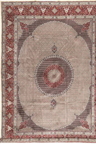 Moud Sherkat Farsch Tæppe 380X523 Ægte Orientalsk Håndknyttet Lysebrun/Lyserød Stort (Uld, Persien/Iran)