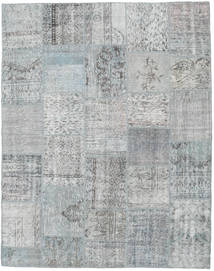 Patchwork Alfombra 198X252 Moderna Hecha A Mano Gris Claro (Lana, Turquía)