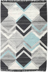 Silvana - Teal Dywan 200X300 Nowoczesny Tkany Ręcznie Jasnoszary/Ciemnoszary (Wełna, Indie)