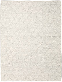 Rut - Gris Glace Melange Tapis 250X350 Moderne Tissé À La Main Gris Clair/Beige Foncé Grand (Laine, Inde)