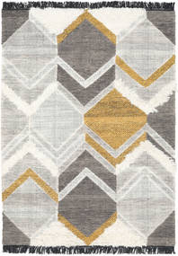 Silvana - Dourado Tapete 140X200 Moderno Tecidos À Mão Cinzento Claro/Bege Escuro (Lã, Índia)