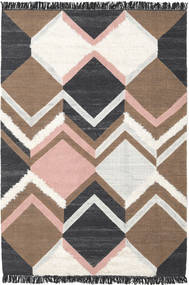 Silvana - Soft Rosa Alfombra 200X300 Moderna Tejida A Mano Beige/Gris Oscuro (Lana, India)