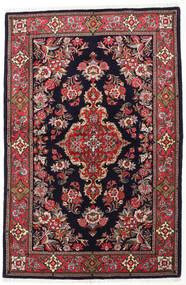 Sarouk 러그 144X218 정품
 오리엔탈 수제 다크 퍼플/브라운 (울, 페르시아/이란)