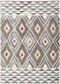 Yllen - Rosa Tapete 250X350 Moderno Tecidos À Mão Cinzento Claro/Bege Grande (Lã, Índia)