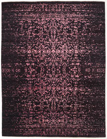 Damask Indo Rug 237X308 Authentic
 Modern Handknotted Dark Red/Light Pink ( India)
