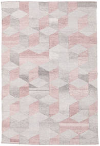 Kilim Tapete 160X230 Moderno Tecidos À Mão Bege/Branco/Creme (Lã, Índia)