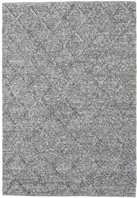 Rut - Cinza Escuro Melange Tapete 140X200 Moderno Tecidos À Mão Cinzento Claro/Lilás (Lã, Índia)