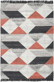 Isha - Pink Teppe 160X230 Ekte Moderne Håndvevd Beige/Lys Grå/Mørk Grå (Ull, India)