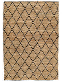 Serena Jute - Natural/Černá Koberec 200X300 Moderní Ruční Tkaní Světle Hnědá/Béžová ( Indie)