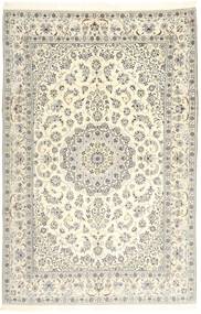 Nain 9La 러그 200X300 정품
 오리엔탈 수제 베이지/다크 베이지 (울/실크, 페르시아/이란)