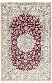 Nain 9La 러그 202X320 정품
 오리엔탈 수제 라이트 그레이/베이지 (울/실크, 페르시아/이란)