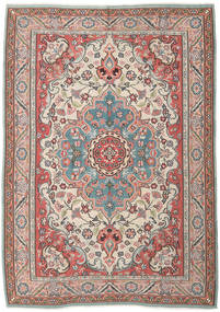 Kilim Russo Tapete 205X290 Oriental Tecidos À Mão Castanho Escuro/Castanho Claro (Lã, Azerbaijão/Rússia)
