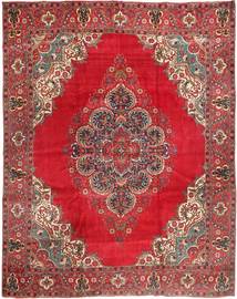 Tabriz Rug 310X380 Authentic
 Oriental Handknotted Brown/Crimson Red Large (Wool, Persia/Iran)
