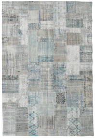 Patchwork Rug 202X301 Authentic
 Modern Handknotted Light Grey (Wool, Turkey)