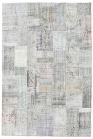Patchwork Tappeto 202X301 Moderno Fatto A Mano Grigio Chiaro/Beige (Lana, Turchia)