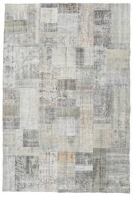 Patchwork Teppich
 200X300 Echter Moderner Handgeknüpfter Hellgrau (Wolle, Türkei)