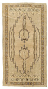 Taspinar 絨毯 98X185 オリエンタル 手織り 暗めのベージュ色の/薄茶色 (ウール, トルコ)
