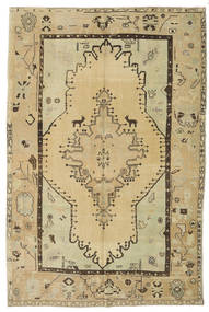 Taspinar Tapijt 166X251 Echt Oosters Handgeknoopt Lichtbruin/Lichtgroen (Wol, Turkije)