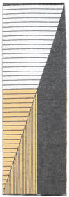 Diagonal - Black / Yellow carpet CVD21754