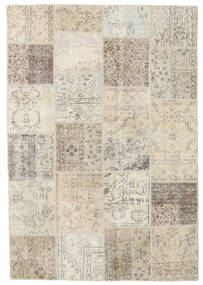 Patchwork 러그 158X231 정품
 모던 수제 라이트 브라운/다크 베이지 (울, 터키)