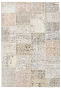 Patchwork Χαλι 159X231 Σύγχρονα Χειροποιητο Ανοιχτό Γκρι/Ανοιχτό Καφέ (Μαλλί, Τουρκικά)