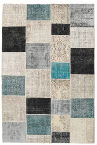 Patchwork Sag 200X298 Autentični
 Moderni Ručno Uzlan Svjetlosiva/Tamnosiva (Vuna, Turska)