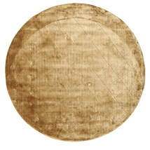 Brooklyn - Gold Rug Ø 200 Modern Round Light Brown/Brown ( India)