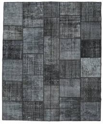 Patchwork 러그 250X300 정품
 모던 수제 다크 그레이/다크 블루 대형 (울, 터키)