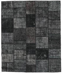 Patchwork Sag 250X302 Autentični
 Moderni Ručno Uzlan Crna/Tamnosiva Veliki (Vuna, Turska)